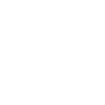 Hvit ikon av en tommel som trykker på en knapp med seilbåt på, for å representere kjøp av båt